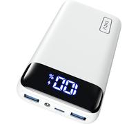 KALANKA-Batterie Externe , Affichage LED Compact 20000 mAh - Powerbank avec Double Sorties 3 A et entrée USB-C pour téléphone Portable iPhone 11 X 8 Samsung S10 Huawei P20 Xiaomi Oppo Nexus iPad