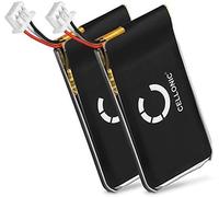 KALANKA-, Batterie pour Casque Compatible avec Sennheiser DW Pro 2, MB Pro 2, MB Pro 1 (180mAh, 3.7V) 2X Batterie de Remplacement 504374,BATT-03