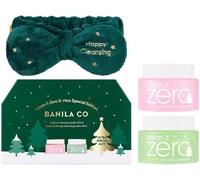 Kalanka-Baume Nettoyant Clean It Zero Édition Spéciale Noël Démaquillant Coréen Végétalien, Nettoyant Visage Original Et Clarifiant Les Pores Bandeau Gratuit Inclus, Coffret Cadeau