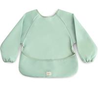 Kalanka-Bavoir Manches Longues Bébé Tablier Bébé Pour Manger Imperméable Ajustement Réglable Pour 6-24 Mois