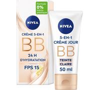 Kalanka-- Bb Crème 5 En 1 Teinte Claire - Crème Visage Fps 15 - Hydratation 24h - Réduit Imperfections & Signes De Fatigue - Huile De Jojoba Bio & Pigments Minéraux - Vegan - Tous Types De Peaux - 50