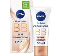 Kalanka-- Bb Crème 5 En 1 Teinte Médium - Crème Visage Fps 15 - Hydratation 24h - Réduit Imperfections & Signes De Fatigue - Huile De Jojoba Bio & Pigments Minéraux - Vegan - Tous Types De Peaux - 50