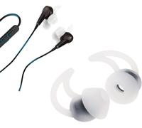 KALANKA-Be In Your Mind 3 Paires d'embouts de Rechange en Silicone pour Écouteurs Intra-Auriculaires à Isolation Phonique Compatible avec Bo-se QC20 QC20i SoundSport SIE2i IE2 IE3 Écouteurs Blanc S M