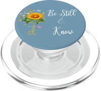 Kalanka-Be Still Know That I Am God Quotes Butterfly Christian Jesus Popsockets Popgrip Pour Magsafe