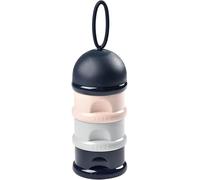 Kalanka-Béaba, Boite Doseuse De Lait Empilable, 100% Hermétique, 3 Compartiments, Grande Contenance, Usage Evolutif - Rose