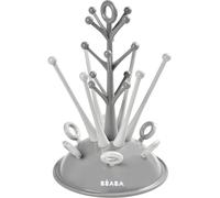 Kalanka-Béaba, Egoutte-Biberons Arbre, Grande Capacité 6 Biberons Et Accessoires, Bac De Récupération D'eau Amovible, Pratique, Design Astucieux, Gris