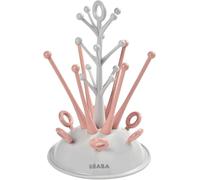 Kalanka-Béaba, Egoutte-Biberons Arbre, Grande Capacité 6 Biberons Et Accessoires, Bac De Récupération D`Eau Amovible, Pratique, Design Astucieux, Nude