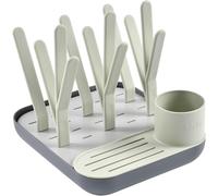 Kalanka-Béaba, Egoutte-Biberons Et Séchoir, Grande Capacité, Modulable, Jusqu'à 6 Biberons Et Vaisselle Enfant, Pot À Accessoires, Ecoulement Optimisé, Facile À Ranger, Compact, Pratique, Sauge/Minér