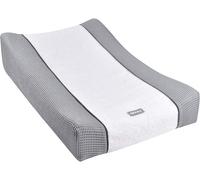Kalanka-Beaba, Housse Pour Matelas À Langer Sofalange, 100% Coton Nid D'abeille, Eponge Moelleuse, Drap Absorbant, Confort Optimal, Tissus Certifiés Oekotex , Light Mist