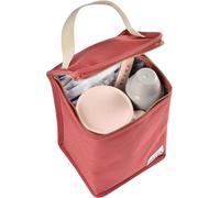 Kalanka-Béaba, Pochette Repas Bébé Isotherme, Rangement Biberons Grand Format, Grande Capacité, Transporte Repas Complet, Matière Souple, Pliable, Tissu Imperméable, Terracotta