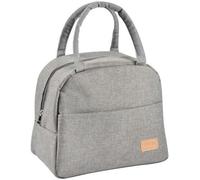 Kalanka-Beaba, Sac Repas Isotherme Pour Les Repas De Bébé/Enfants, Lunchbox, Garde Au Chaud/Frais, Grande Contenance 5l, Tissu Imperméable, Pochette Avant, Matière Souple, Gris Chiné