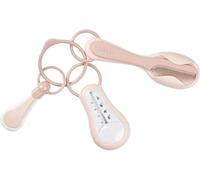 Kalanka-Béaba Set Accessoires Toilette Bébé/Enfant Pour Thermomètre De Bain + Coupe Ongle + Peigne Brosse Old Pink