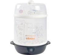 Kalanka-Béaba, Stérilisateur Biberons 2 En 1, Evolutif, Électrique À Vapeur, 2 En 1, 2 Compartiments, Jusqu'à 8 Biberons & Accessoires, Ultra Rapide, Minuterie, Stéril'express, Night Blue
