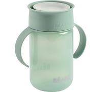 Kalanka-Béaba, Tasse D'apprentissage 360° Avec Disque Anti-Goutte, Système Breveté Anti-Fuite, À Partir De 12 Mois, Anses Amovibles, Avec Couvercle Hygiénique, Solide Et Légère, 340 Ml, Vert Sauge