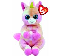 KALANKA-- Beanie Babies - Peluche Skylar la Licorne 15 cm, Rose, TY40547