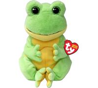 KALANKA-Beanie Bellies T43201 - Snapper la Grenouille avec Les Yeux Verts pailletés, Les Animaux en Peluche avec Le Ventre Doux Originaux 30 cm
