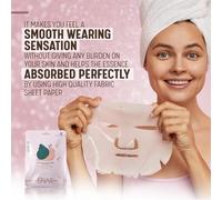 Kalanka-Beautykei Masque Facial Gelée Escargot Revitalisant Hydratant Anti-Âge 10 Pack Coton Premium Tous Types Peau Soin Spa Cadeau Femmes