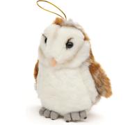 KALANKA-- Bébé chouette effraie \u2013 12 cm (hauteur) \u2013 Oiseau en peluche, chouette \u2013 Peluche