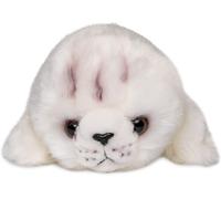 KALANKA-- Bébé Phoque Blanc \u2013 20 cm (Longueur) \u2013 Peluche Phoque, Phoque \u2013 Doudou en Peluche