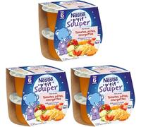 Kalanka-Bébé P'tit Souper Tomates Pâtes Courgettes - Plat Légumes Et Féculents - Dès 6 Mois - 2 X 200g (Lot De 3)