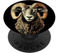 Kalanka-Bélier Mouflon Aries Mouton Domestique Mouton Sauvage Mâle Popsockets Popgrip Adhésif