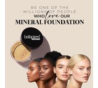 Kalanka-Bellapierre Loose Mineral Foundation \U2013 Fond De Teint Minéral En Poudre Libre Couvrance Totale Spf 15 Vegan & Cruelty-Free Hypoallergénique - 9 Grammes - Double Cocoa
