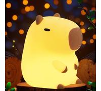 Kalanka-Belle Veilleuse Capybara À Intensité Variable, Ampoules Kawaii Capybara Pour Chambre D'enfant, Veilleuse En Silicone Super Doux, Décoration De Chambre D'enfant