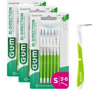Kalanka-Bi-Direction Brossettes Interdentaires Orientables En 2 Positions Positionnement À 90 Degrés Nettoyage Des Dents Et Élimination De La Plaque Dentaire 0.7mm, Iso 1 Taille S Lot De 3x