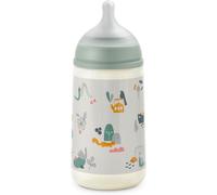 Kalanka-, Biberon 270 Ml. Biberon Avec Tétine Symétrique Sx Pro En Silicone À Débit Moyen (M). Avec Valve Anti-Colique. Silicone Fin Ultra-Doux. Pour Bébés, +3 Mois. Walk Vert