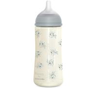 Kalanka-, Biberon 360 Ml, Avec Tétine Symétrique Sx Pro En Silicone, Valve Anticolique, Débit Dense (L), Pour Liquides Consistance Dense, Convient Bouillies Liquides. Bébés +6 Mois. Poetry, Bleu