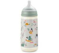 Kalanka-, Biberon 360 Ml. Biberon Avec Tétine Symétrique Sx Pro En Silicone À Débit Rapide (L). Avec Valve Anti-Colique. Silicone Fin Ultra-Doux. Pour Bébés, +6 Mois. Walk Vert