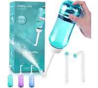 Kalanka-Bidet Portable Douchette Intime Maternité - Douche Portable Avec Double Buse, Bidet De Voyage Avec Bouton Poussoir, Peri Bottle, Douche Intime, Bidet Toilette 500 Ml Grande Capacité