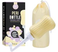 Kalanka-Bidet Portable Soin Post-Partum - 350ml Peri Bottle Femmes - Douche Intime Perinée Jet À L'envers - Pompe Lavage De Voyage Après L'accouchement - Jaune Pâle