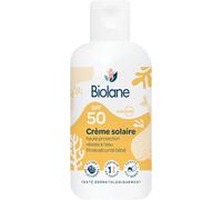 Kalanka-Biolane - Creme Solaire Bebe Spf 50-100ml - Haute Protection Contre Uva Et Uvb - Peaux Sensibles - Résistant À L'eau - Filtre Solaires Sécurité Bébé - Fabriqué En France