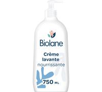 Kalanka-Biolane - Gel Lavant Surgras - Gel Douche Bebe Doux Et Sans Savon - Corps Et Cheveux - Peau Sensible ¿ Flacon-Pompe 750 Ml- Fabriqué En France