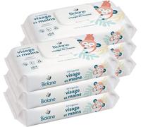 Kalanka-Biolane - Lingettes Bébé Visage Et Mains - Lot De 6 Paquets - 384 Lingettes(6x64) - Nettoie Et Protège - Toilette - Peaux Sensibles - 97% D'ingrédients Naturels