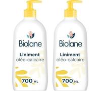 Kalanka-Biolane \U2013 Liniment Oleo Calcaire Bébé \U2013 Nettoyant Sans Rinçage \U2013 98% Origine Naturelle \U2013 Hypoallergénique \U2013 Peaux Sensibles - Nettoie Et Protège Le Siège De Bébé \U20