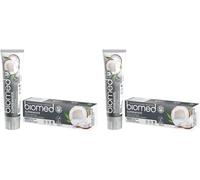 Kalanka-Biomed Dentifrice Naturel À La Noix De Coco Superwhite Pour Un Blanchiment Doux, Saveur Tropicale - 100 G (Lot De 2) - Nouvelle Formule Et Nouvelle Saveur (L'emballage Peut Varier)