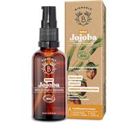 Kalanka-Bionoble Huile De Jojoba Bio 50ml + Pipette Et Pompe - Bouteille En Verre - Pure, Naturelle, Pressée À Froid - Visage, Corps, Cheveux, Barbe, Ongles - Vegan Jojoba Oil