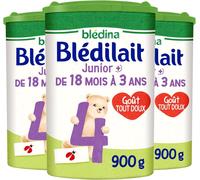 Kalanka-- Blédilait Junior 4ème Âge - Lait En Poudre Pour Bébé - De 18 À 36 Mois - Lot De 3x900g
