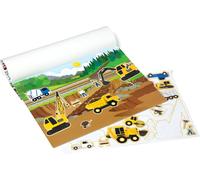KALANKA-- Bloc Autocollants Réutilisables Thème Véhicules - Livre D¿Activités Stickers Voitures - Activité Manuelle Enfant - Loisir Créatif - Certifié FSC - Cadeau Enfant 3 Ans Et +