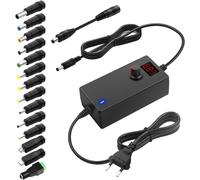 KALANKA-Bloc d'alimentation Universel 3,5V 12V 24W 2 A Adaptateur AC/DC, avec 14 adaptateurs pour appareils électroniques de 3,5 V à 12V, Cadre Photo, Appareil Photo bébé et Bande LED 2000 mA Max