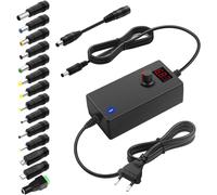 KALANKA-Bloc d'alimentation Universel 3,5V 12V 36W 2.5A Adaptateur AC/DC, avec 14 adaptateurs pour appareils électroniques de 3,5 V à 12V, Cadre Photo, Appareil Photo bébé et Bande LED