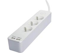 KALANKA-Bloc multiprise 3 x 16A + 2 USB 1,5m 3G1,5mm² - Chacon
