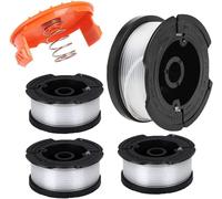 KALANKA-Bobine Fil Nylon Pièces de Rechange Coupe Bordure Black et Decker A6481 A6485 AF-100 (Longueur du Fil 9,1m Diamètre ¿1,65mm) (Black & Decker AF-100, 4 Pièces)