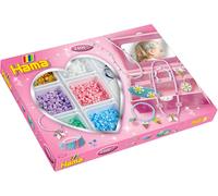 Kalanka-- Boite D'activité La Boite À Bijoux - 2400 Perles Et 1 Plaque - Perles À Repasser Taille Midi - Loisirs Créatifs