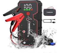 Kalanka-Booster Batterie, 5000a 23800mah Jump Starter, Démarrage De Voiture (Jusqu'à Tout Le Essence, Moteur Gazole 8,0l), Avec Port De Charge Usb, Lumière Led, Hd Écran Large.