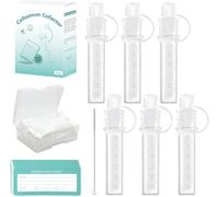 Kalanka-Bordeag 6pcs Collecteur De Colostrum 6ml Collecteur De Lait Maternel, Kit De Collecte De Colostrum Colostrum Collector Réutilisable Colostrum Kit Collector, Sans Bpa, Recueil Lait Maternel