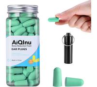 Kalanka-Bouchon D'oreille,60 Pairs Bouchon Oreilles Bruit Snr 38 Db,Réutilisables Boule Quies En Éponge Souple, Bouchons Doreilles Anti Bruit Pour Dormir, Ronfler, Travailler, Voyager, Fitness Vert