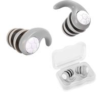 Kalanka-Bouchon D'oreille Pour Dormir En Silicone, Boules Quies Anti Ronflement Réutilisable Et Lavable, Bouchons Doreilles Anti Bruit Imperméables, Confortable Earplugs Anti Bruit Sommeil (L, Gris)